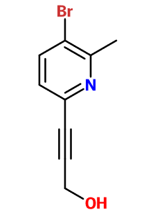 MC011878 3-(5-Bromo-6-methyl-2-pyridinyl)-2-propyn-1-ol